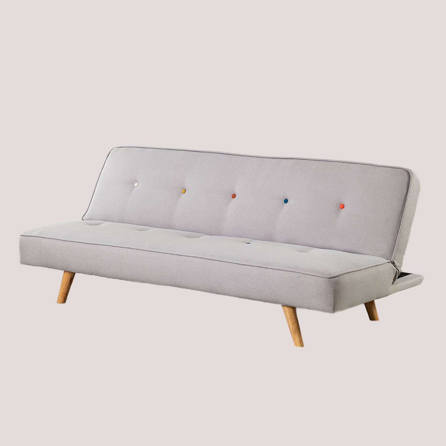 Sklum Orbun Colors divano letto 3 posti grigio ghiaccio lino