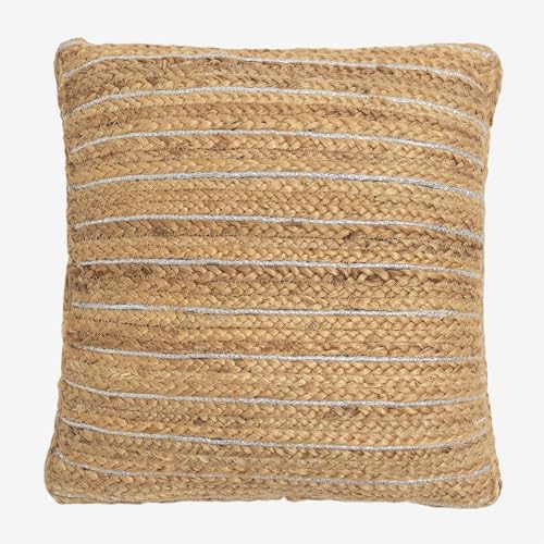 Sklum Justin cuscino in iuta quadrato naturale boho