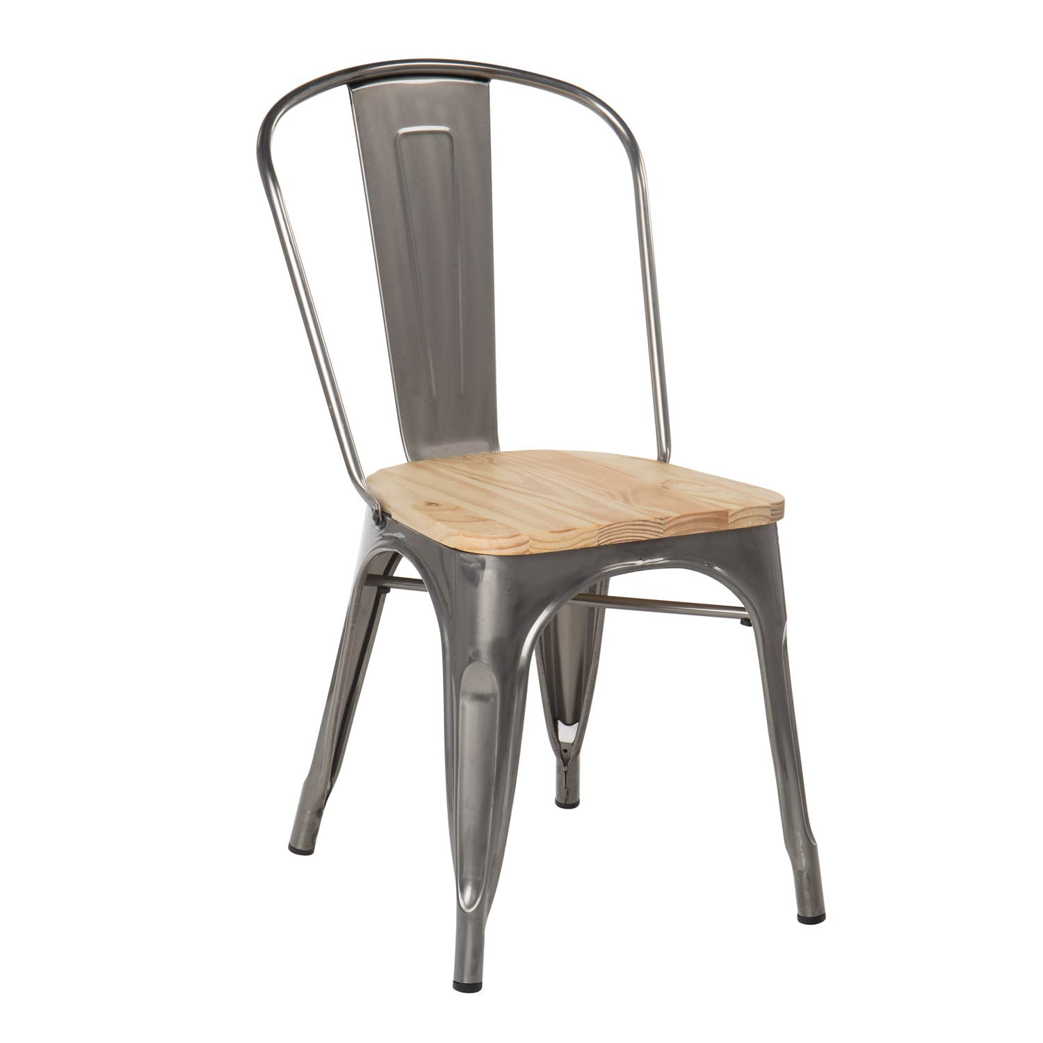 Sklum LIX sedia impilabile legno piallato