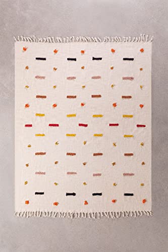 Sklum Nanki Plaid in Cotone Multicolor 122x152 cm