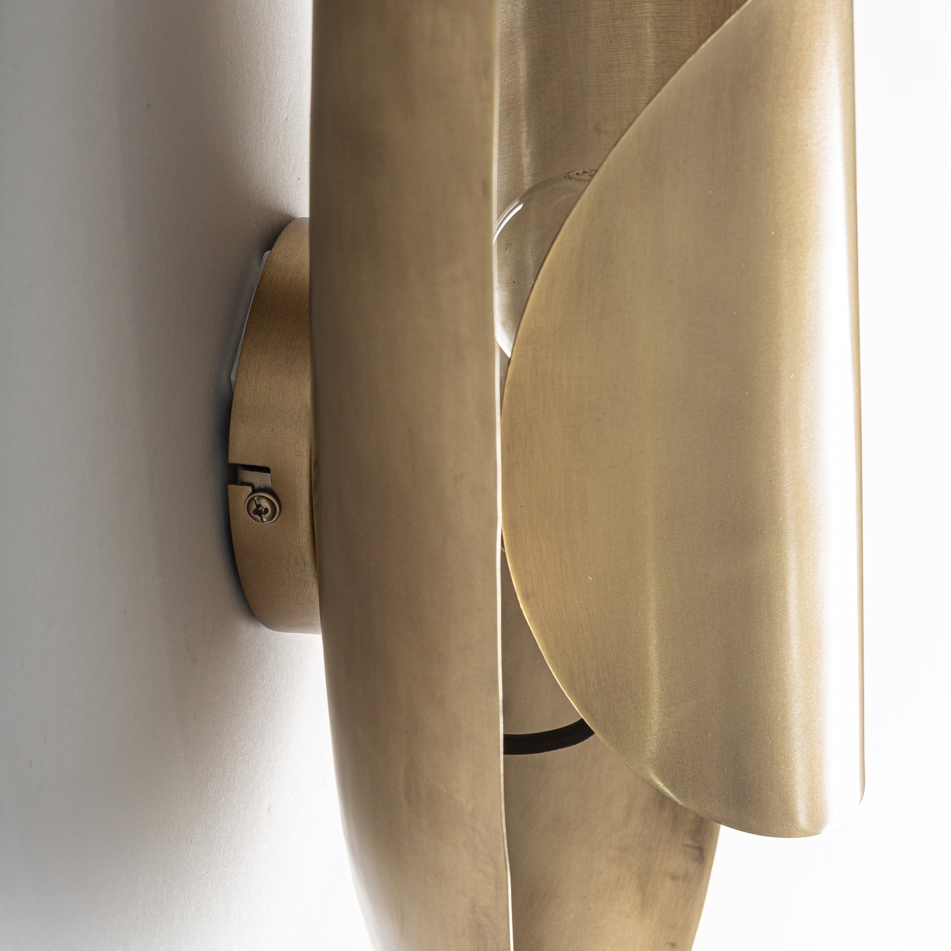 Bambua Fatlem applique ferro ottone anticato