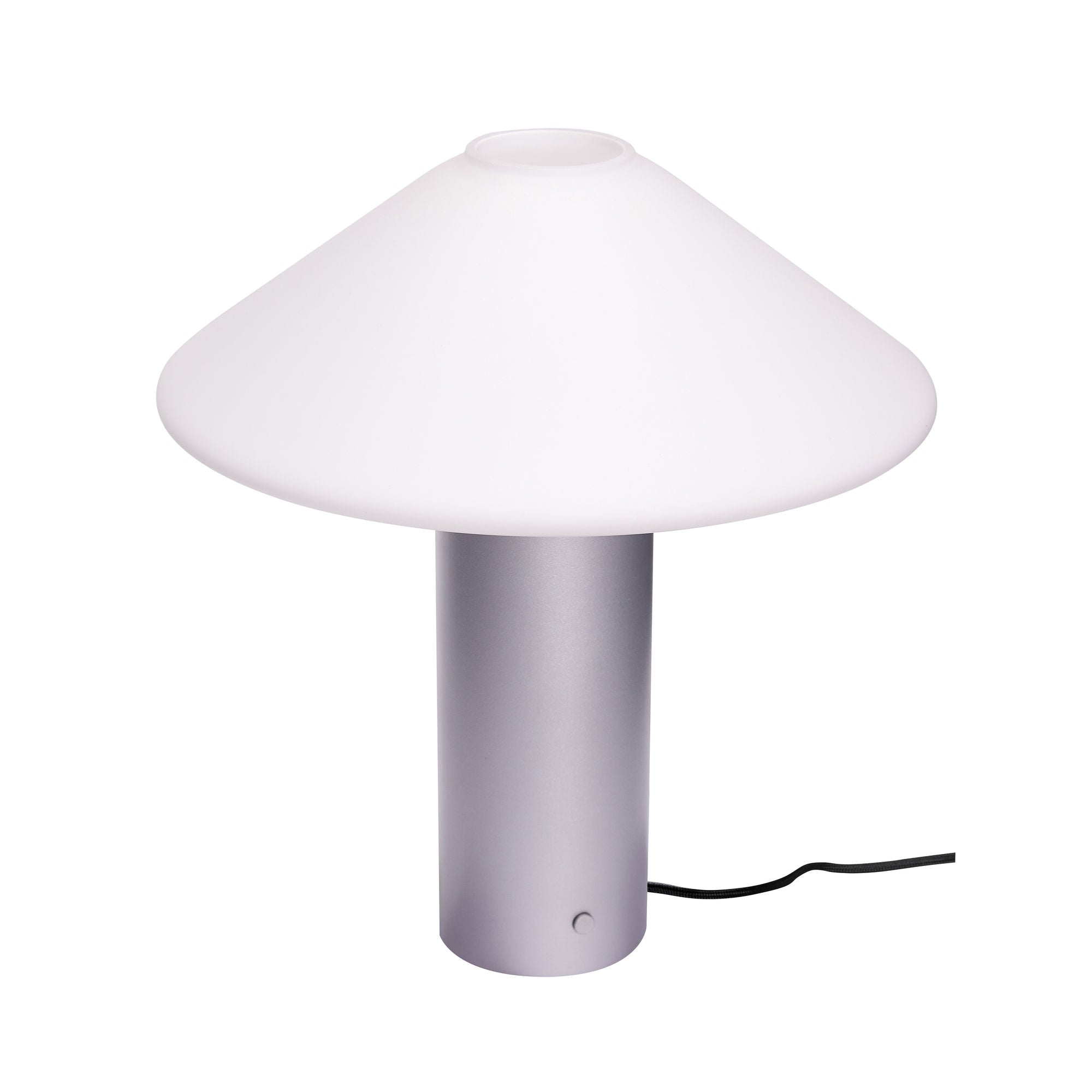 Bambua Orbit lampada da tavolo argento metallizzato vetro