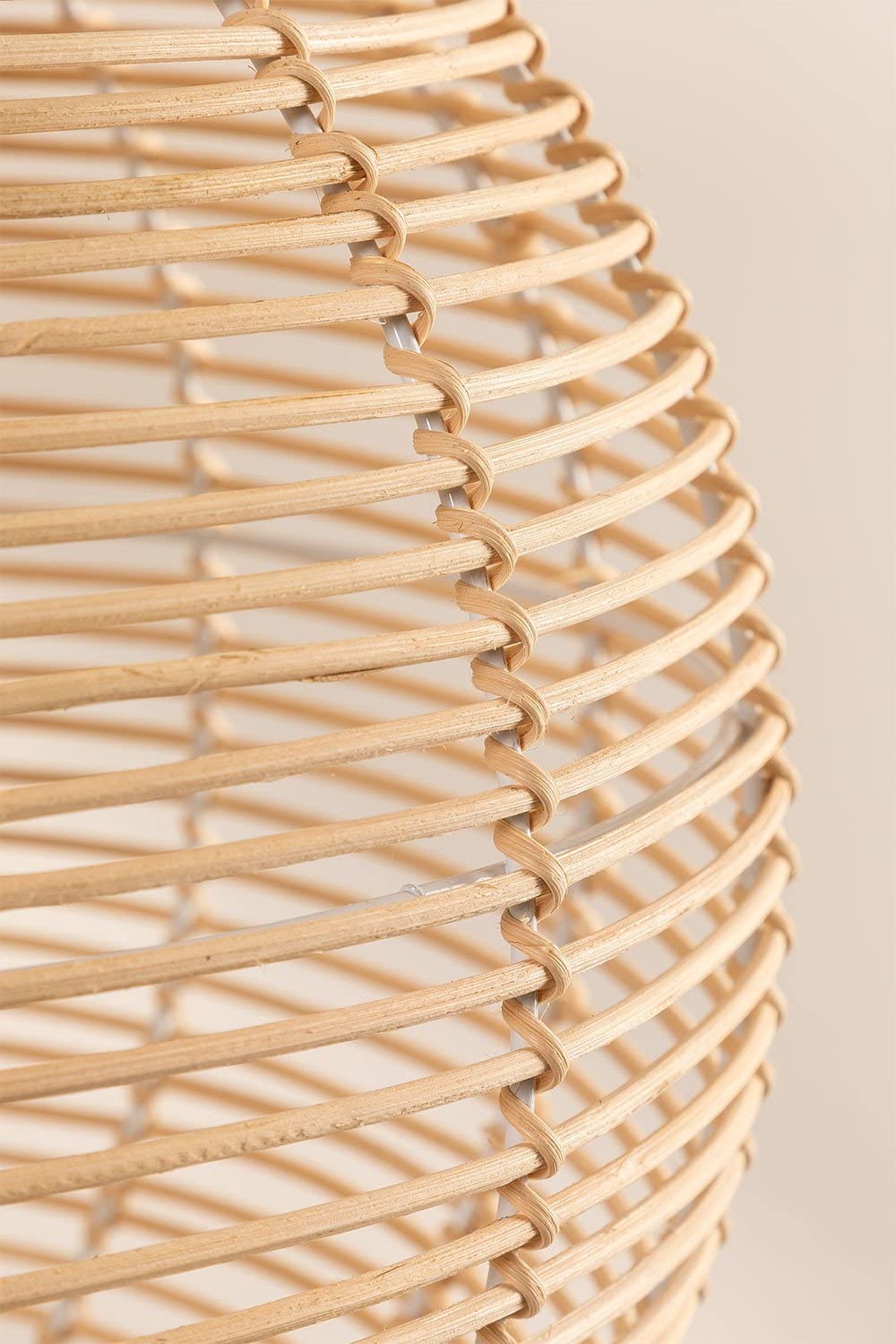 Sklum Alpe lampada da soffitto rattan Ø45 cm