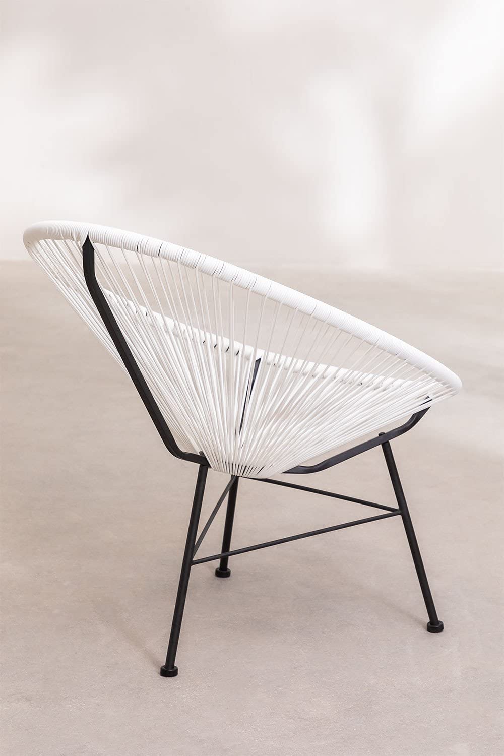 Sklum New Acapulco sedia da giardino bianco polietilene