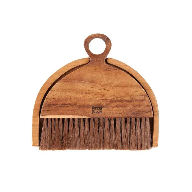 Bambua Tata scopa naturale legno teak piccola