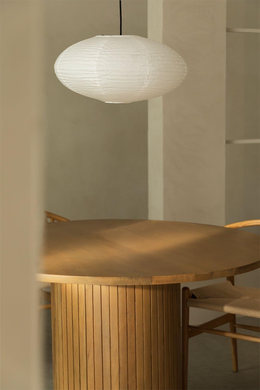 Sklum Gogian lampada a soffitto carta di riso Ø50