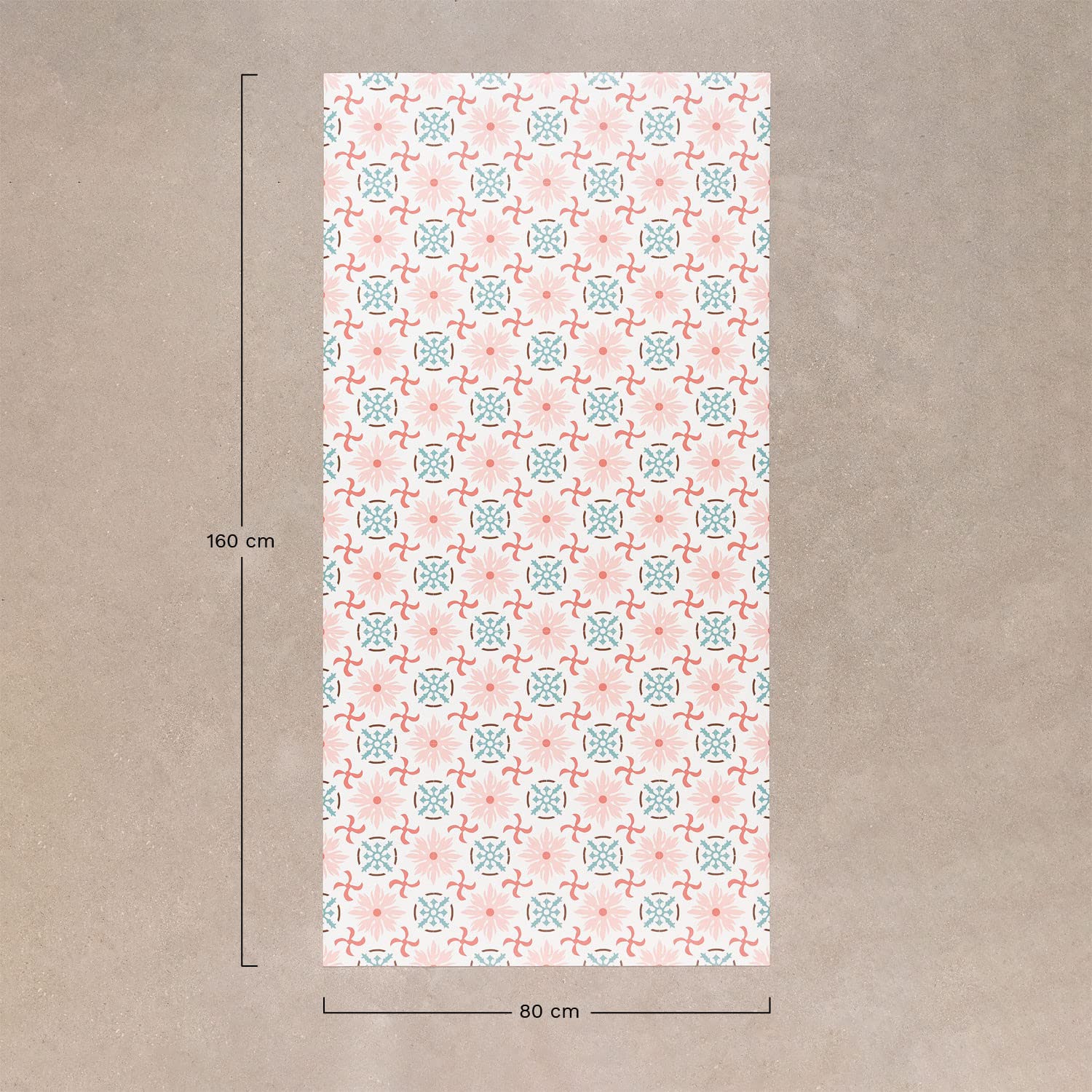 Sklum Prates Tappeto Vinile 160x80 cm Disegno Piastrelle