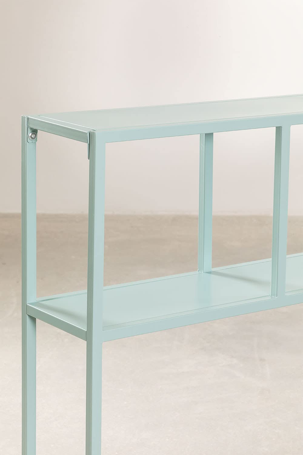 Sklum Thura Scaffale a Parete 120 cm Verde Abete Metallo