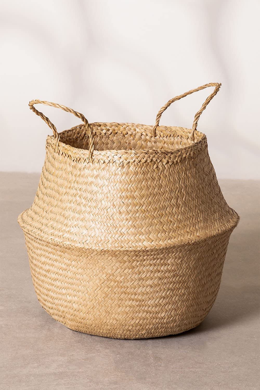 Sklum Kahs Cesta in Giunco 45 x 40 cm Naturale