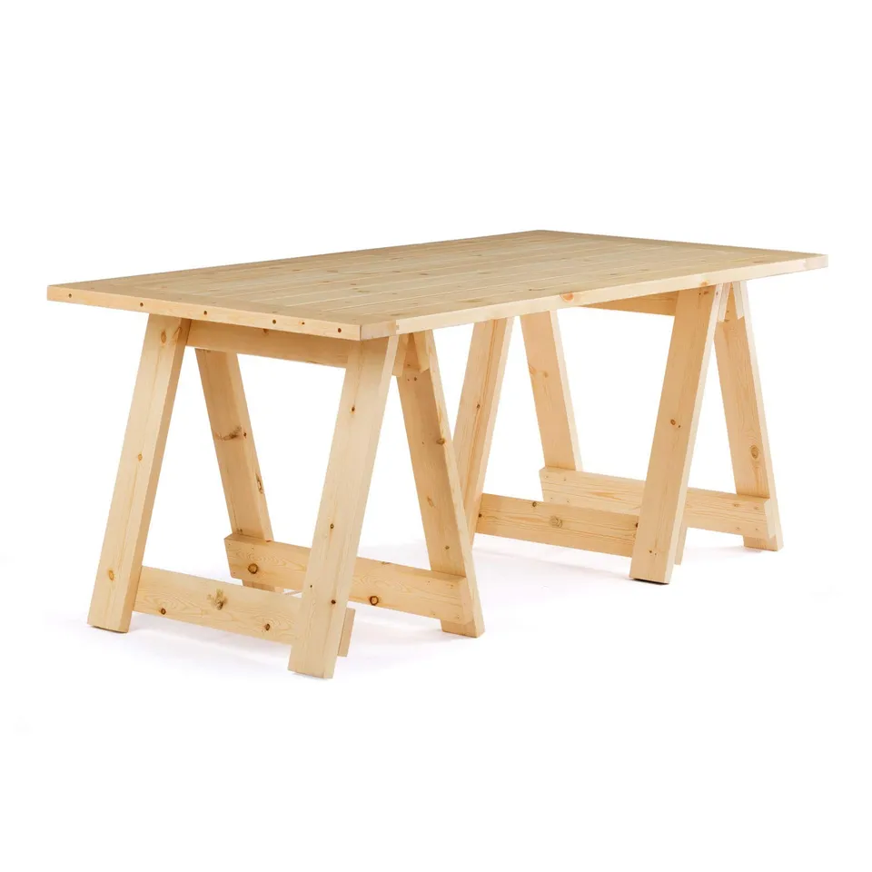 Sklum Anic Tavolo Pieghevole Olmo 180x90 cm Naturale