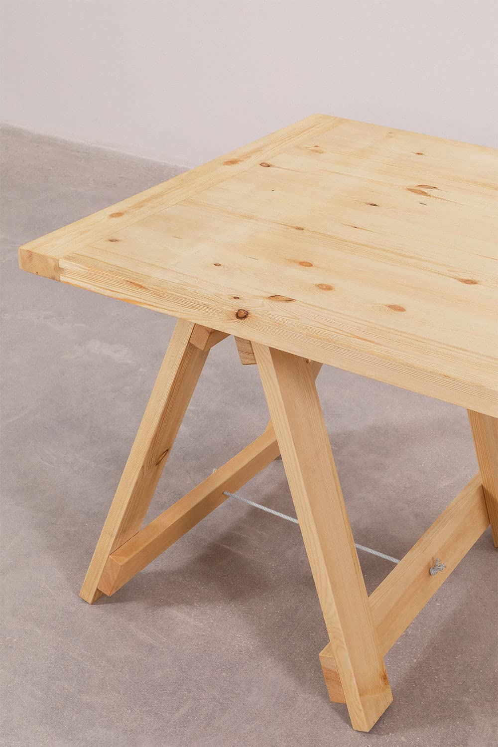 Sklum Anic Tavolo Pieghevole Olmo 180x90 cm Naturale