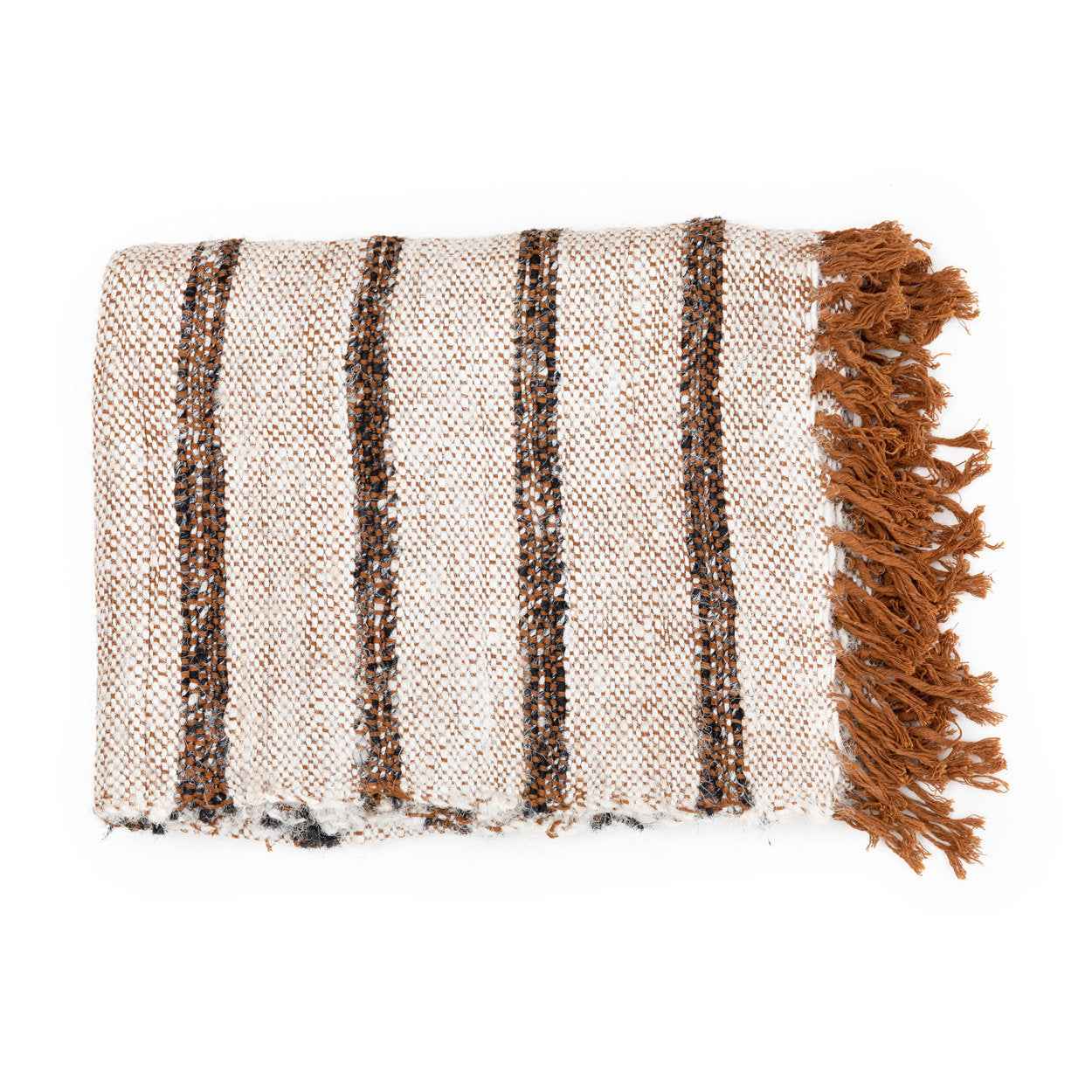 Bambua s'il vous Plaid coperta bianco cotone