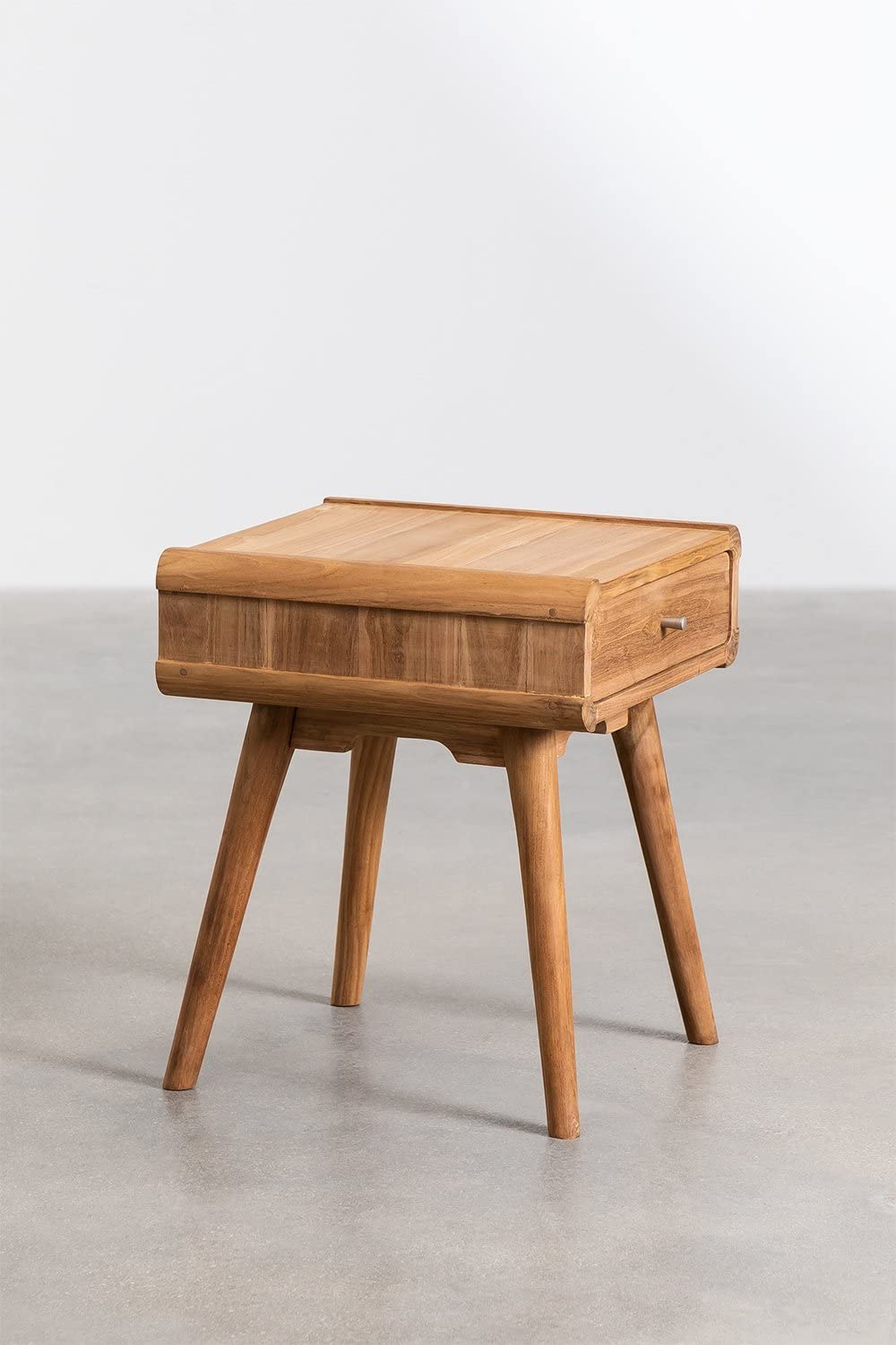 Sklum Menfis Comodino in Teak Naturale 45 cm