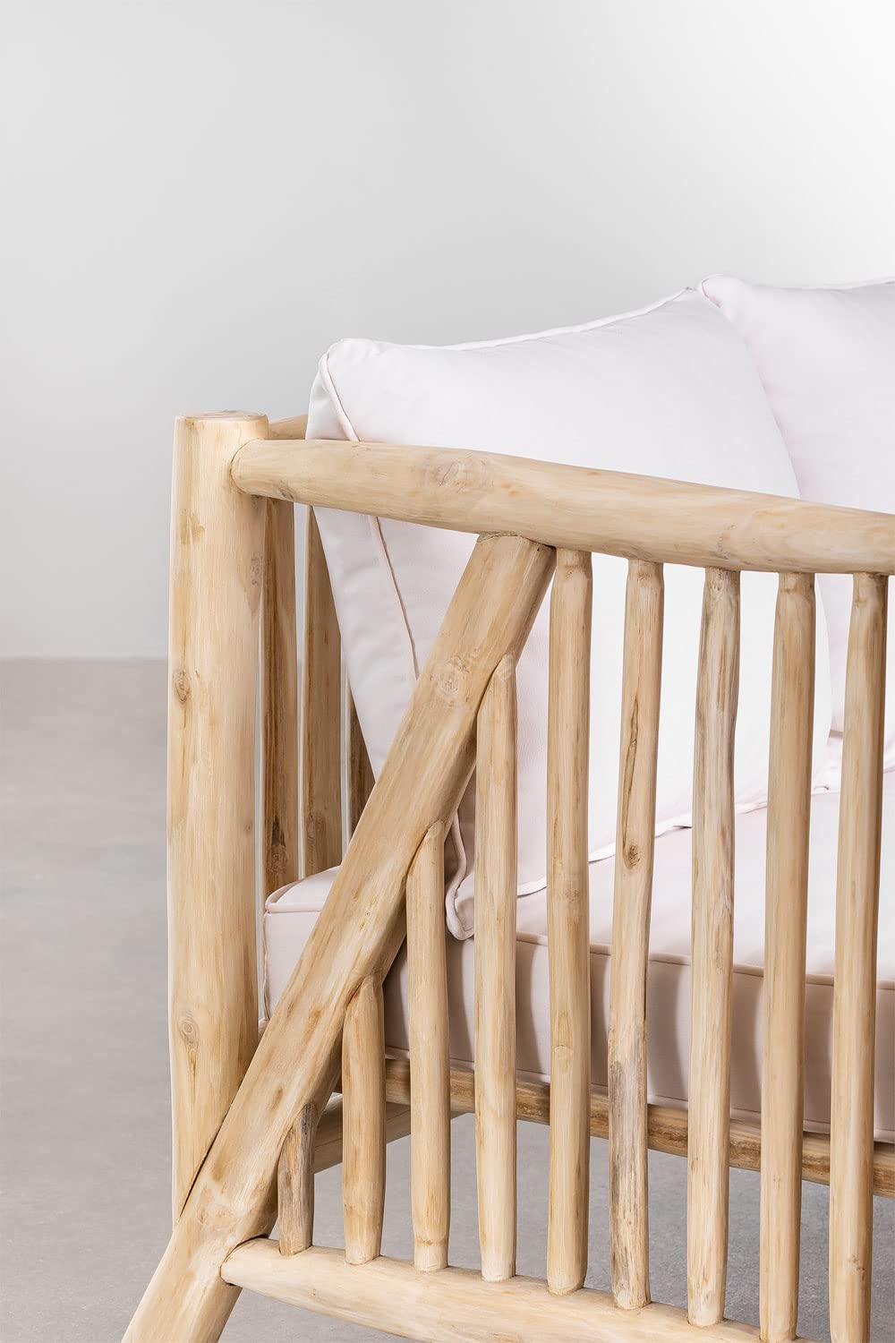 Sklum Narel divano giardino 3 posti teak 180 cm