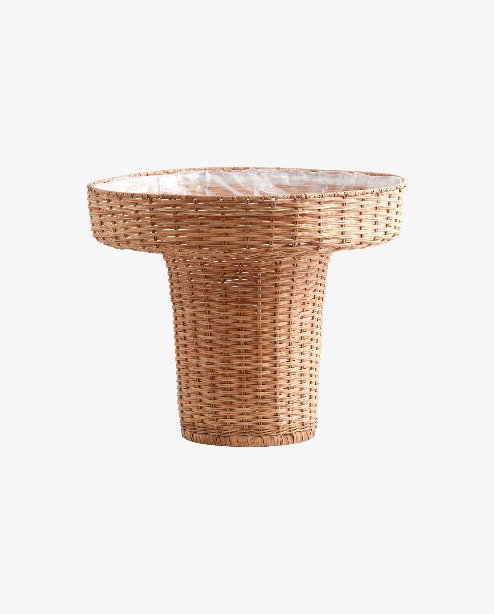 Bambua Laurie portavaso alto rattan nature