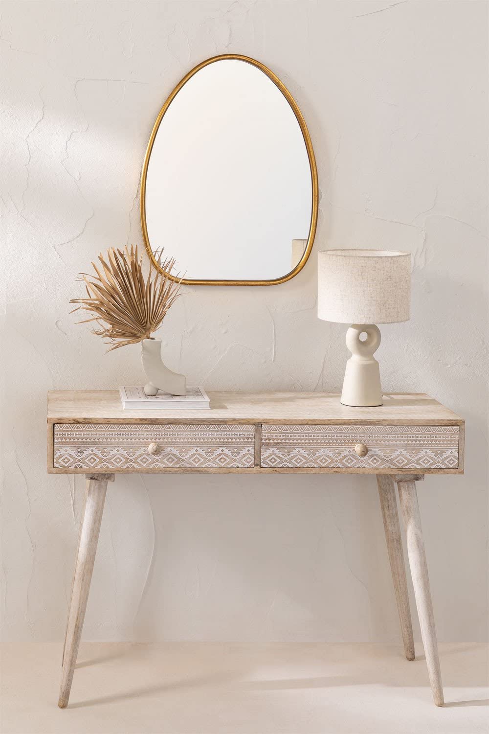 Sklum Ukurla consolle in legno di mango 110 cm