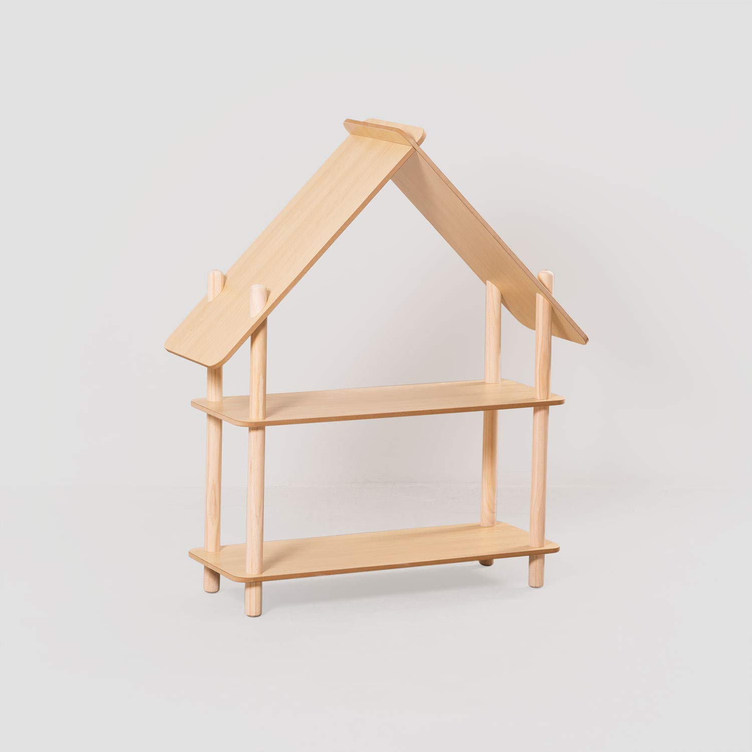 Sklum Zita Kids Mensola Legno 2 Ripiani Naturale
