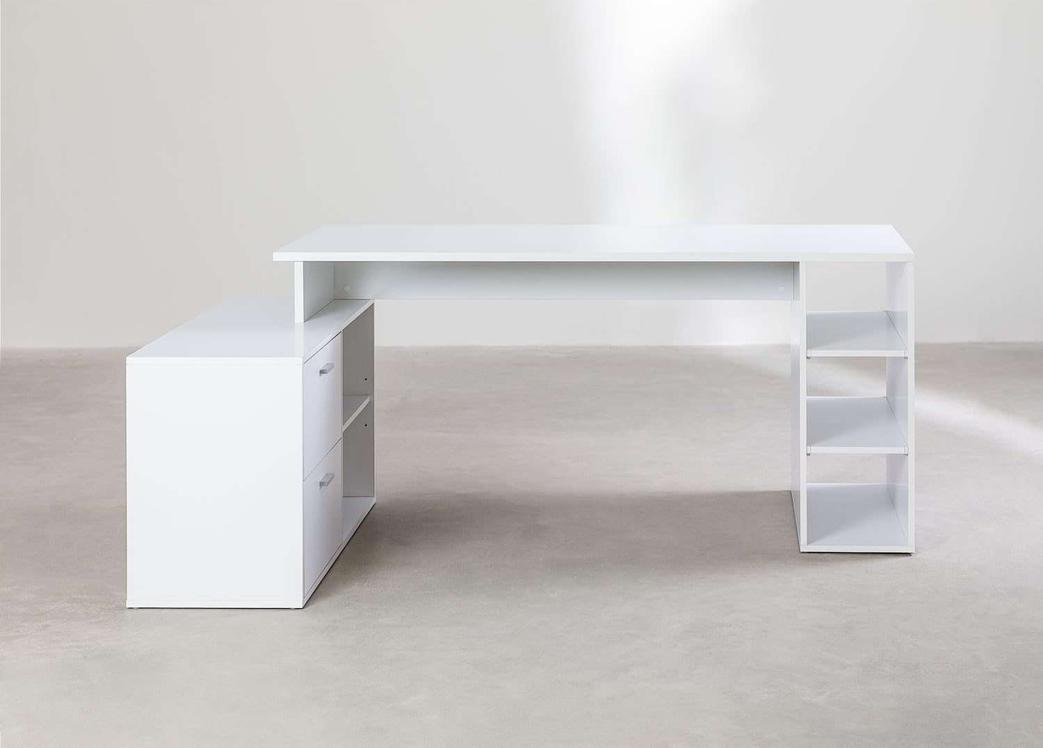 Sklum Taluk tavolo da ufficio in legno bianco