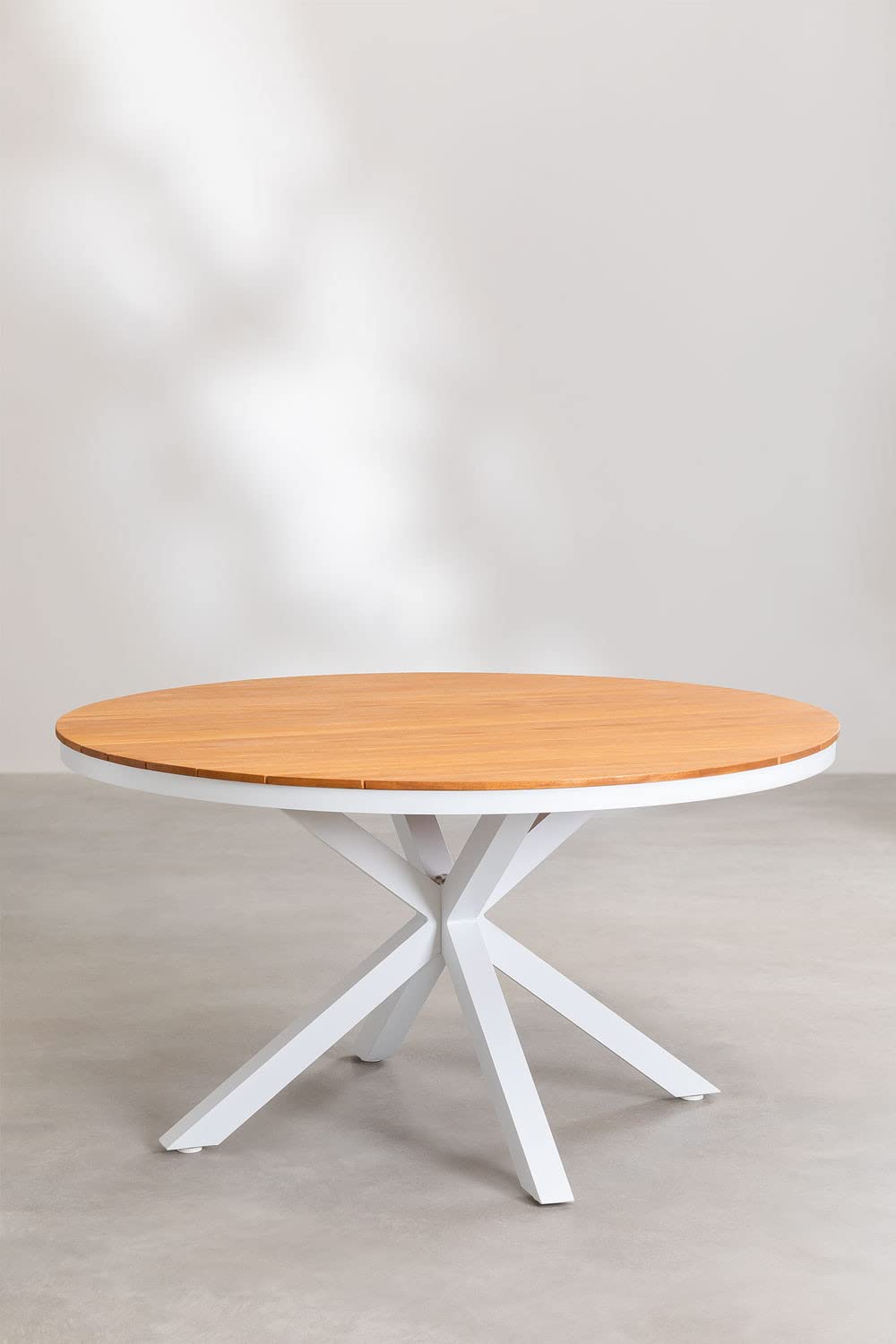 Sklum Archer tavolo giardino rotondo bianco Ø140 cm