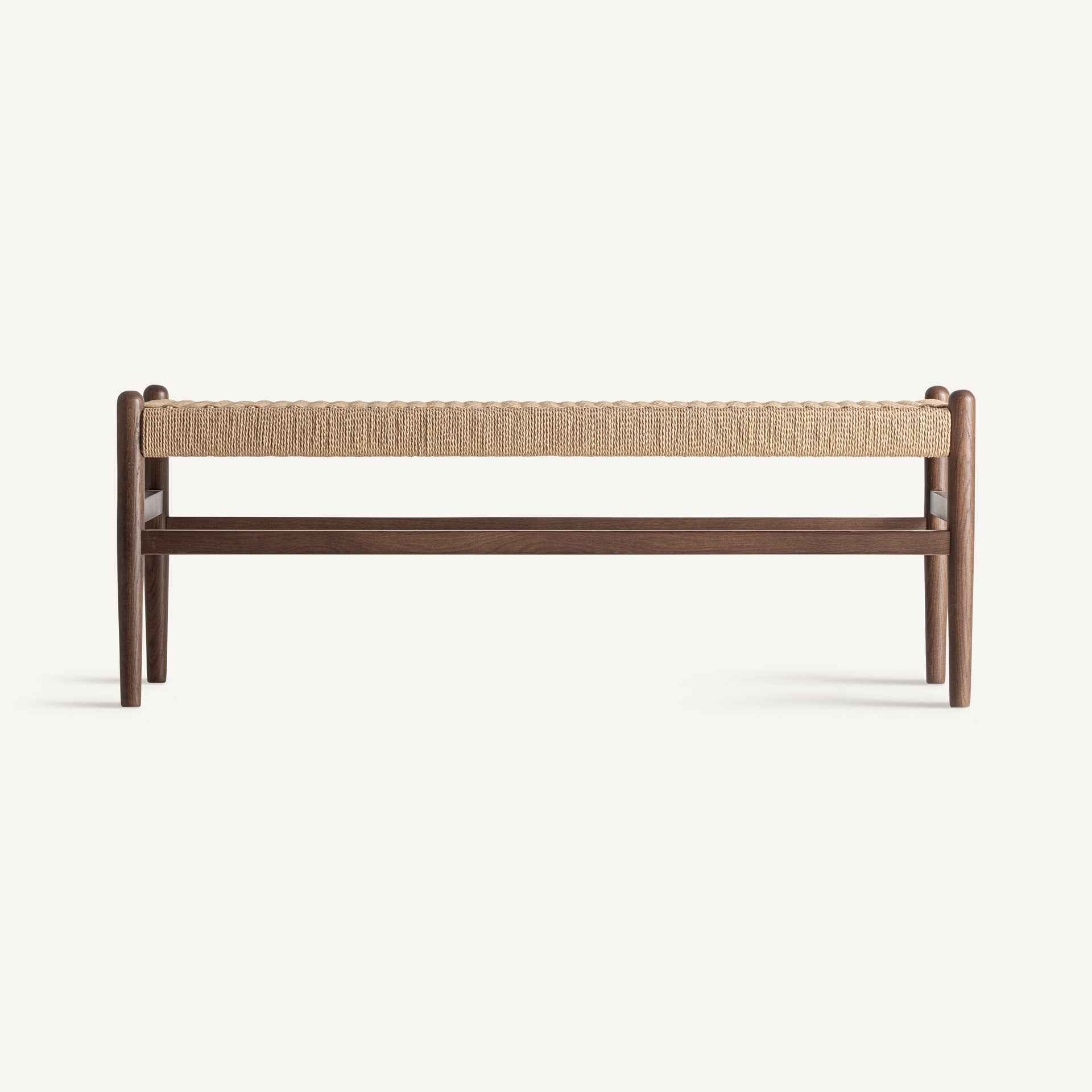 Bambua Flaeh panca legno faggio corda naturale