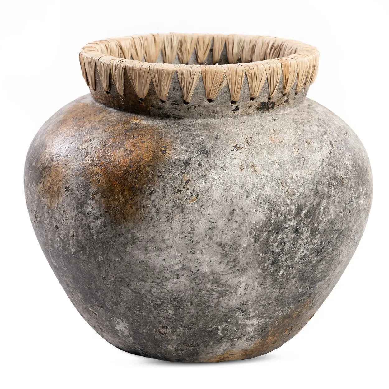 Bambua Styly Vaso Terracotta Grigio L