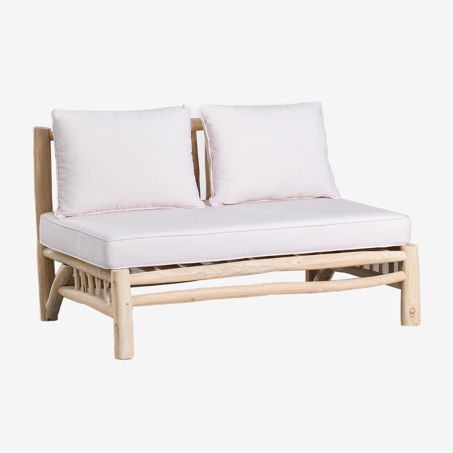 Sklum Narel divano 2 posti senza braccioli teak