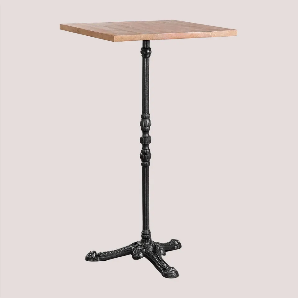 Sklum Azteca Tavolo Alto Quadrato 60 cm Acacia