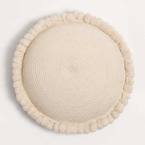 Sklum Olets Cuscino Rotondo Cotone Intrecciato Ø49 cm
