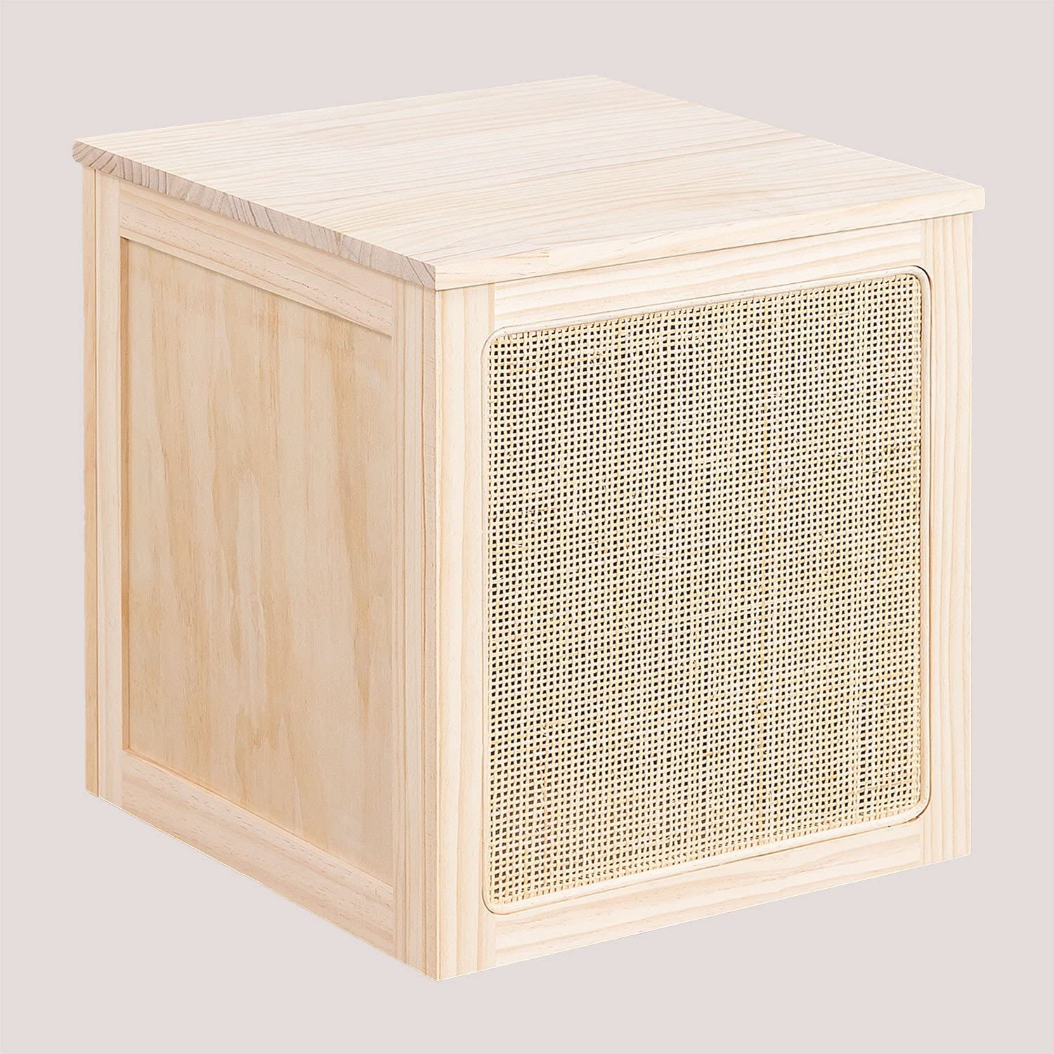 Sklum Reyna baule 40 cm in legno e rattan