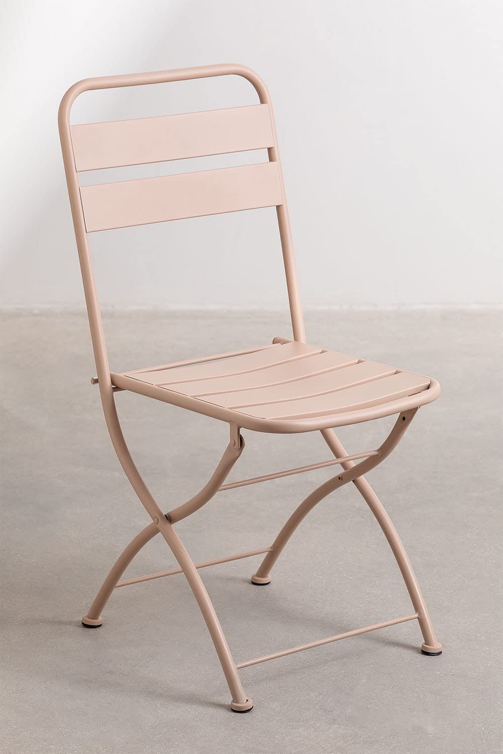 Sklum Janti sedia pieghevole da giardino beige in acciaio