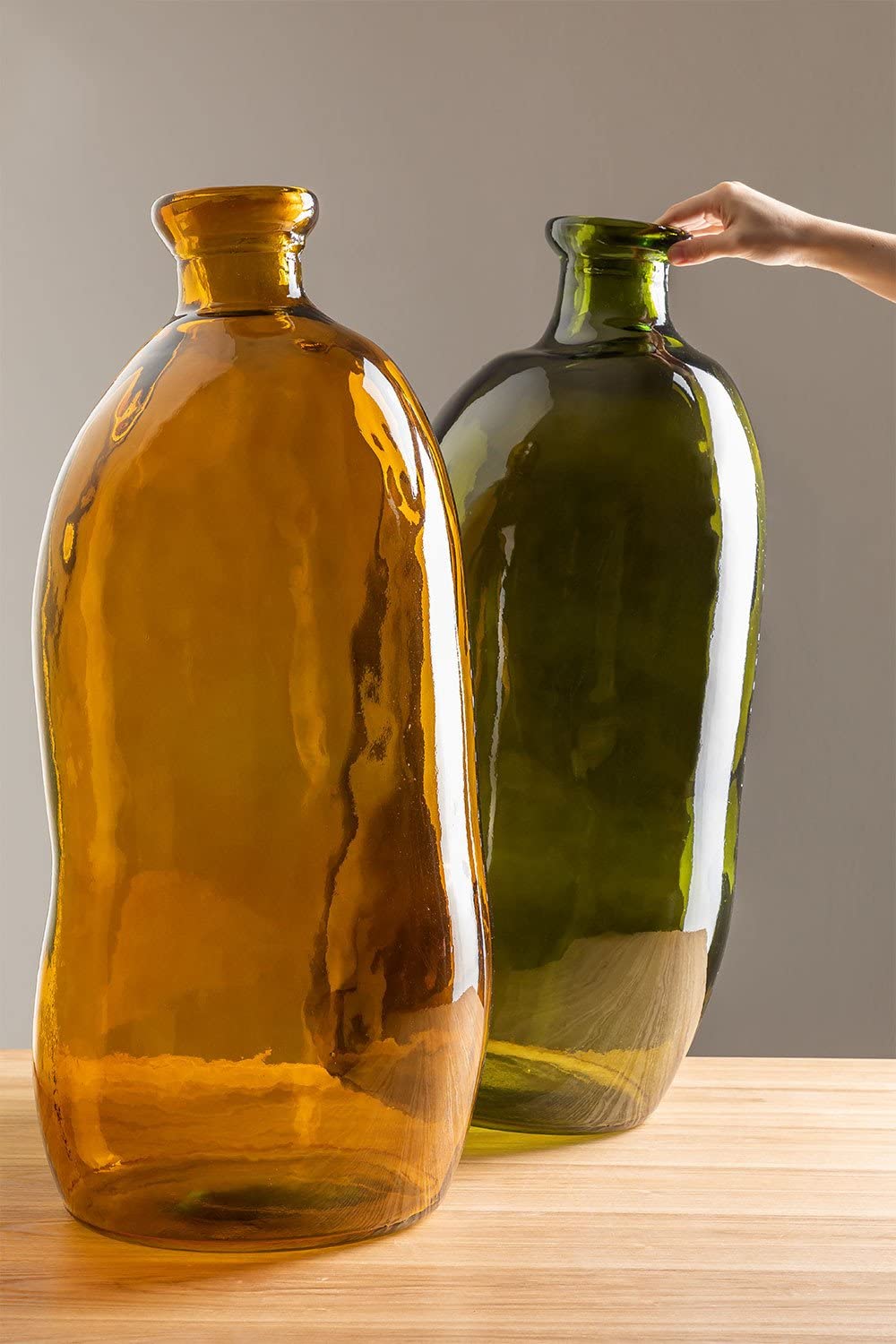 Sklum Boyte vaso vetro riciclato 73 cm