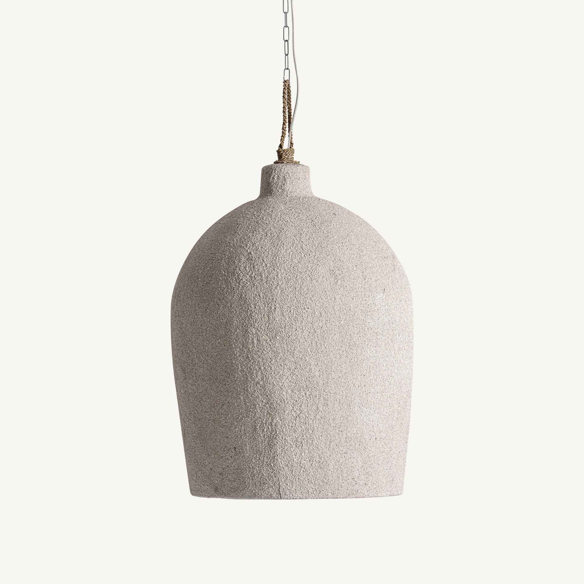 Bambua Narnai lampada a sospensione effetto pietra
