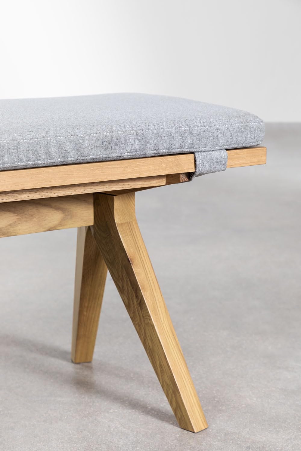 Sklum Basset Panca Rovere 158 cm con Cuscino Poliestere