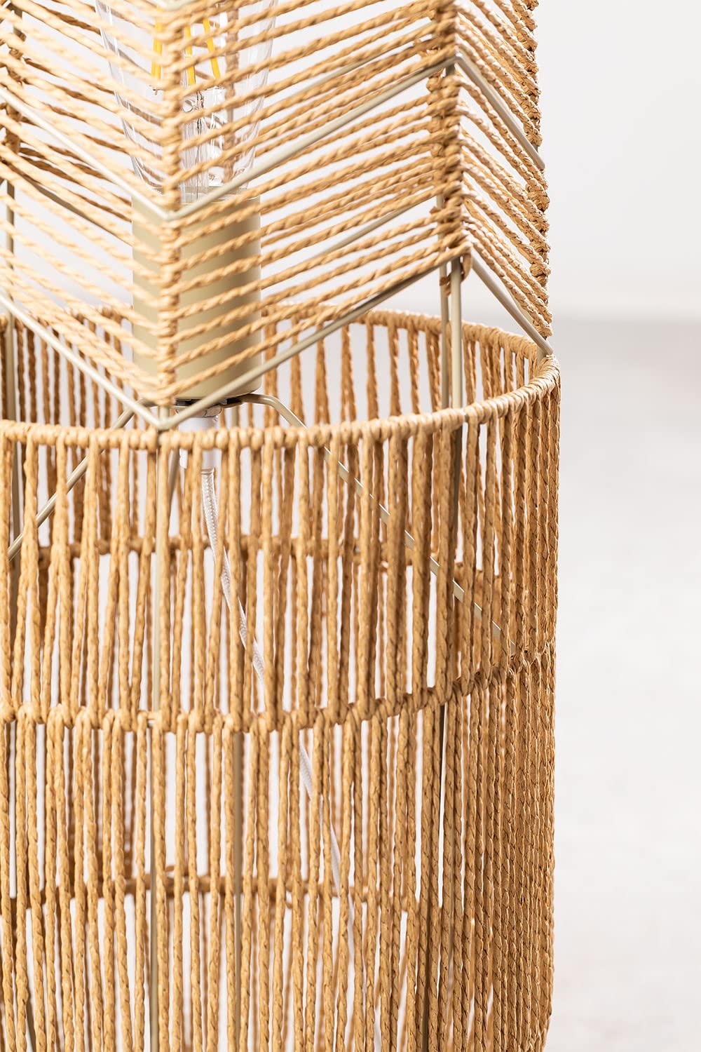 Sklum Menak Lampada da Terra Carta Natural 92 cm