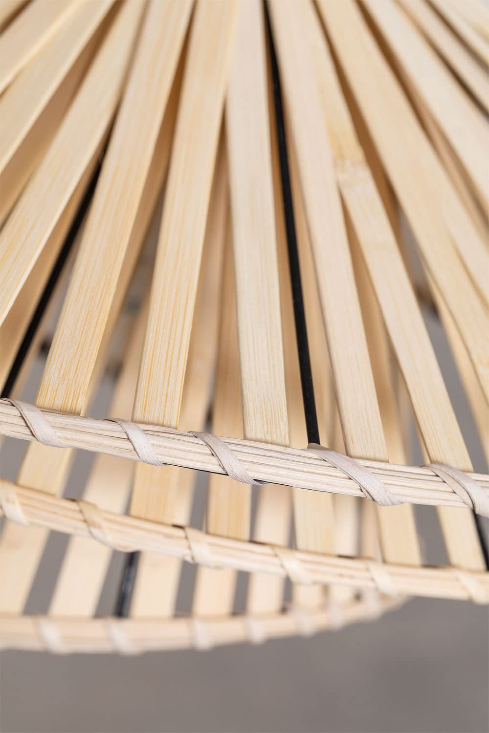 Sklum Taroucas Black&Natural piantana rattan 161 cm