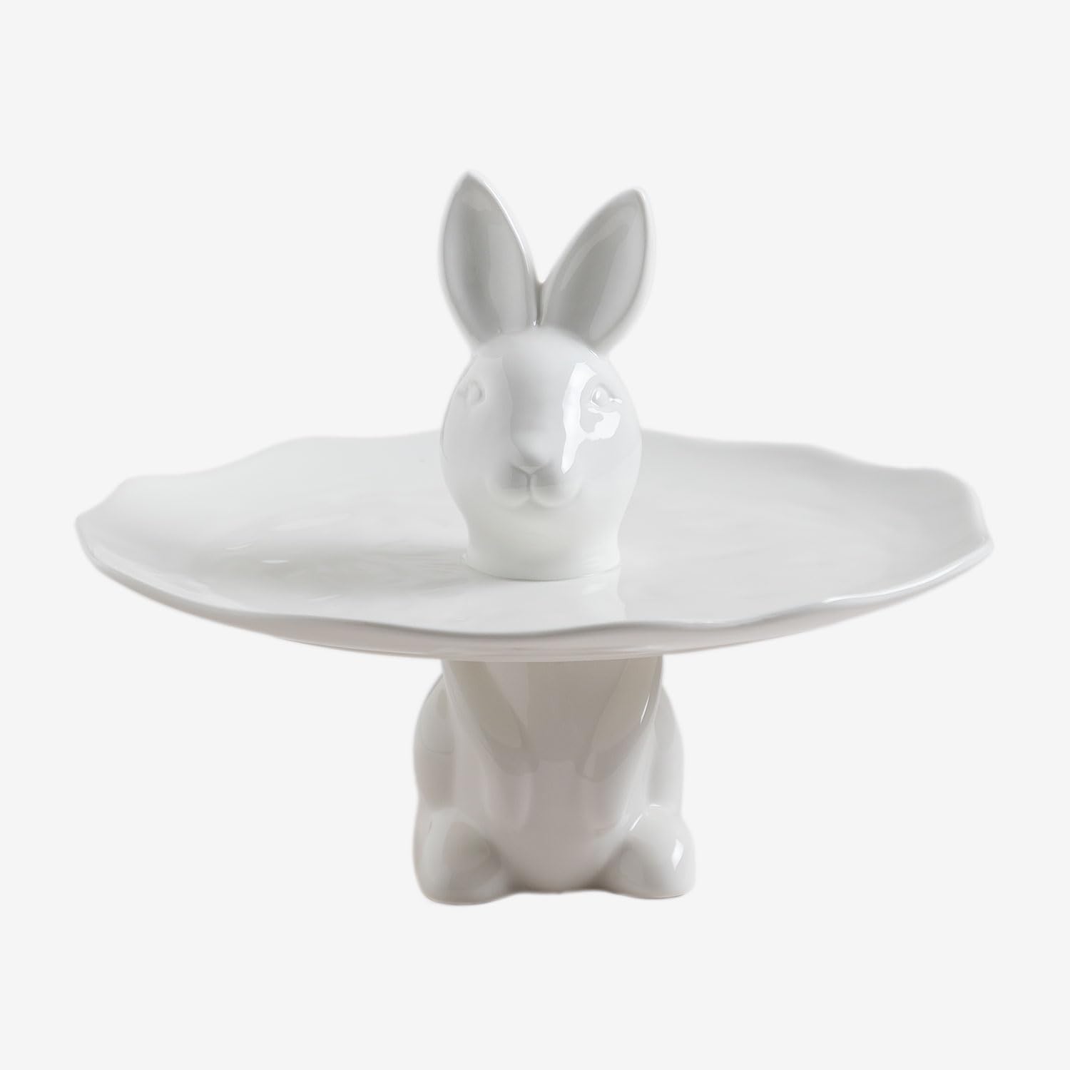 Sklum Bünih vassoio porcellana con figura Ø21,5 cm