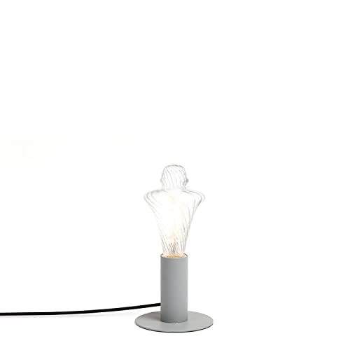 Sklum Icro S lampada da tavolo grigia in acciaio