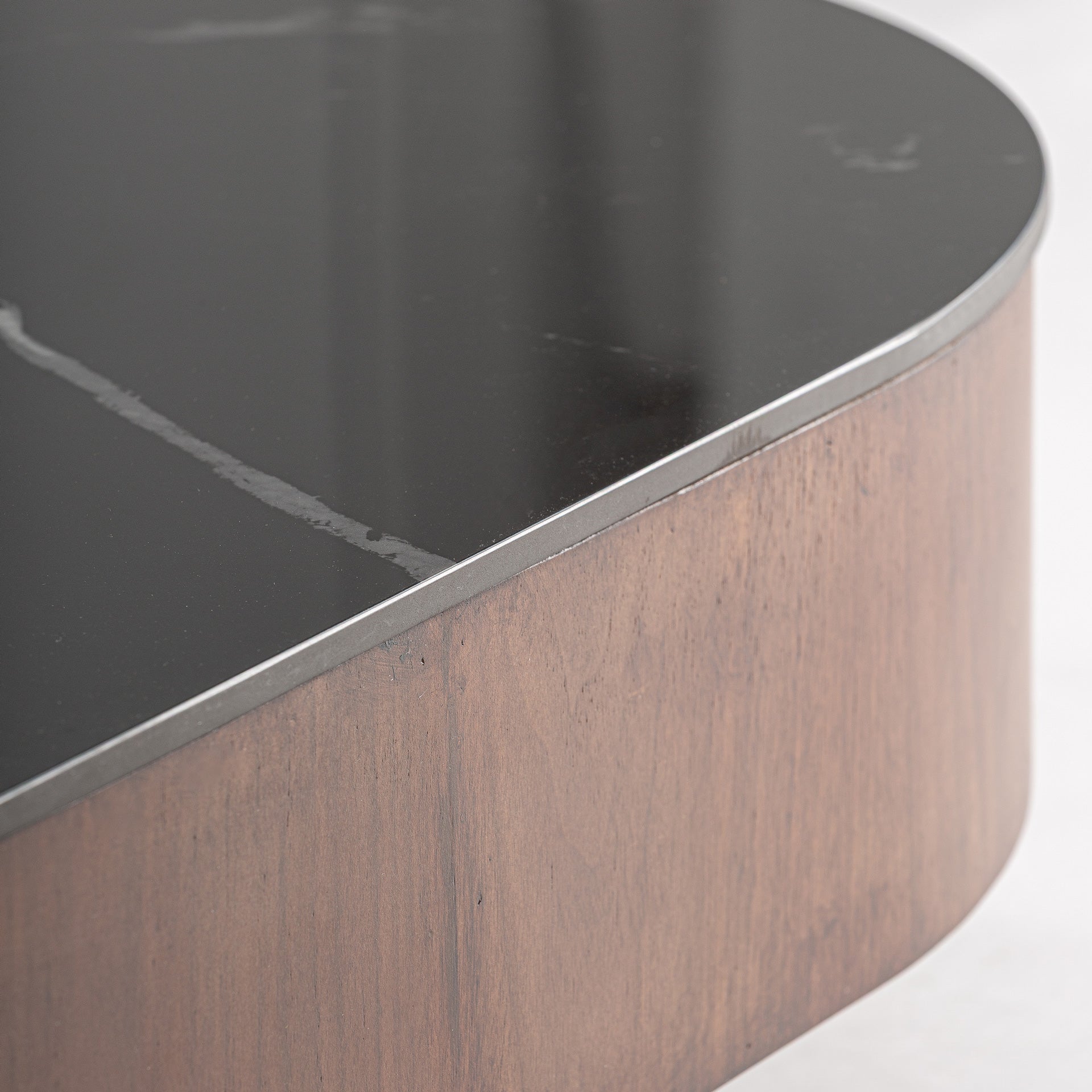 Bambua Neufs tavolino 100x100 marmo nero