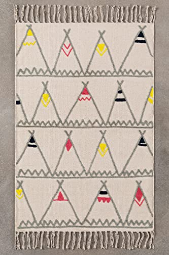 Sklum Witko Kids tappeto cotone multicolore 63x111