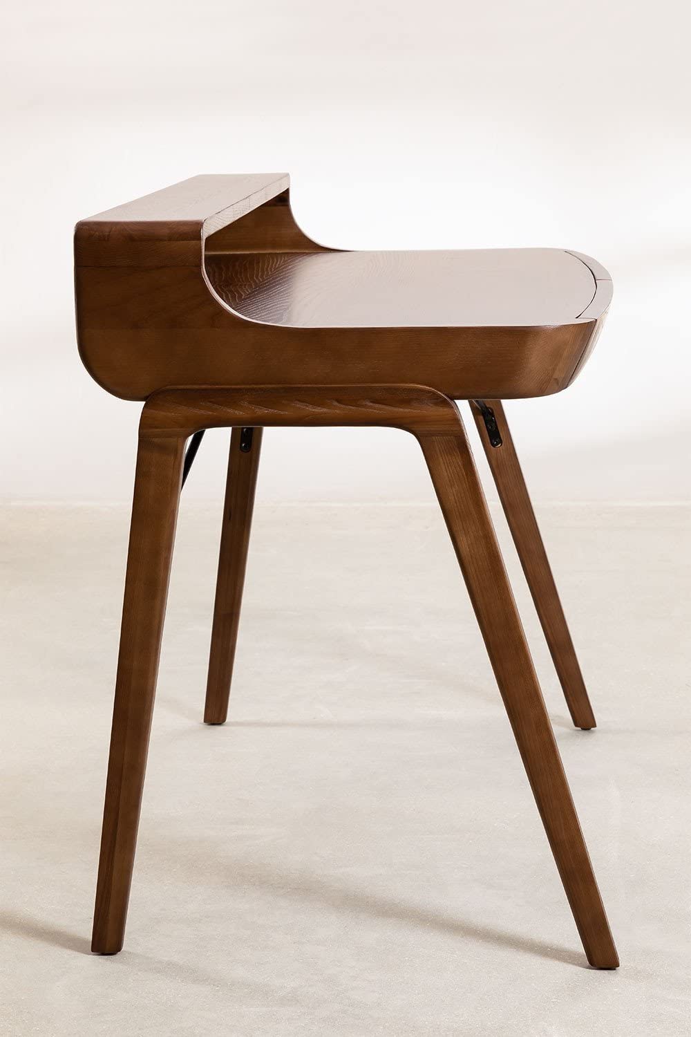 Sklum Alvar scrivania legno scuro cassetti 123 cm