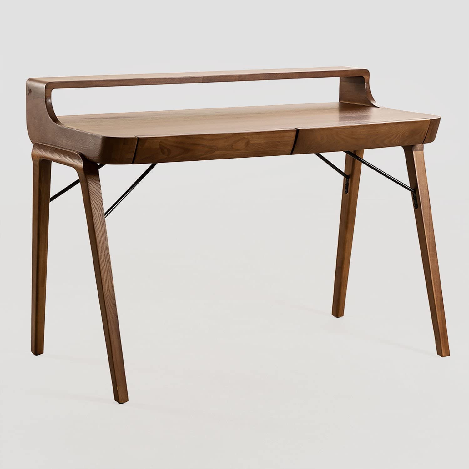 Sklum Alvar scrivania legno scuro cassetti 123 cm
