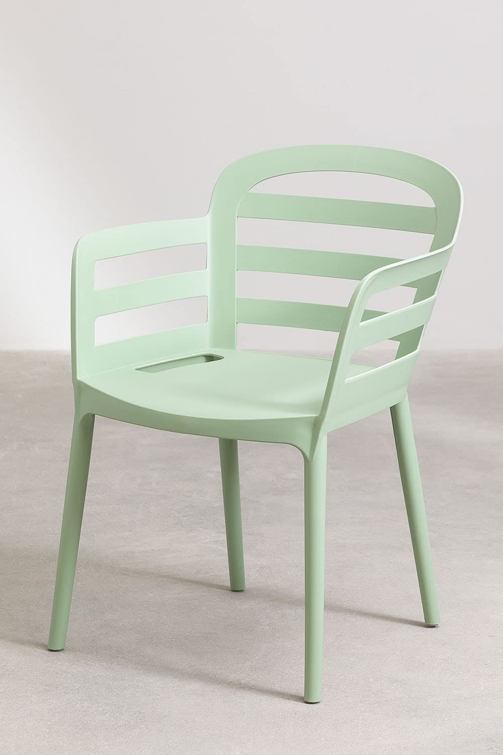 Sklum Gerum set 2 sedie giardino celadon con braccioli