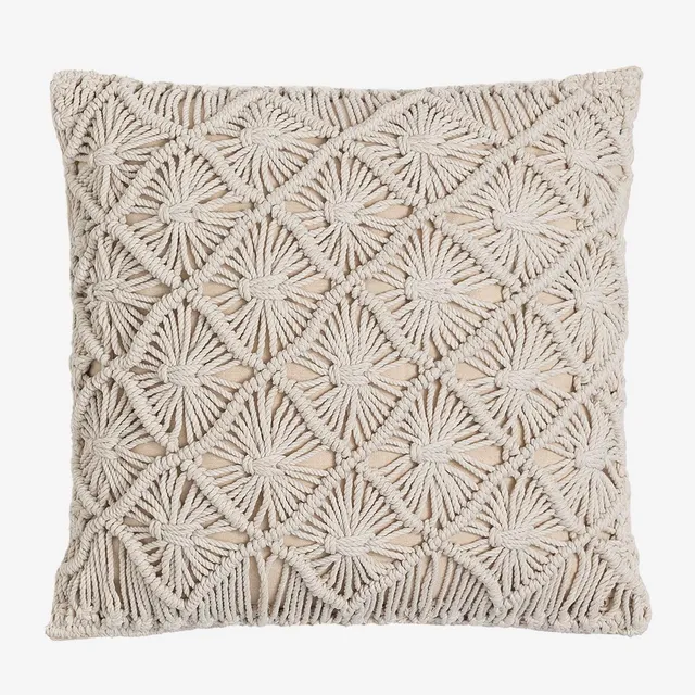 Sklum Senena cuscino quadrato macramè 45x45 cm boho