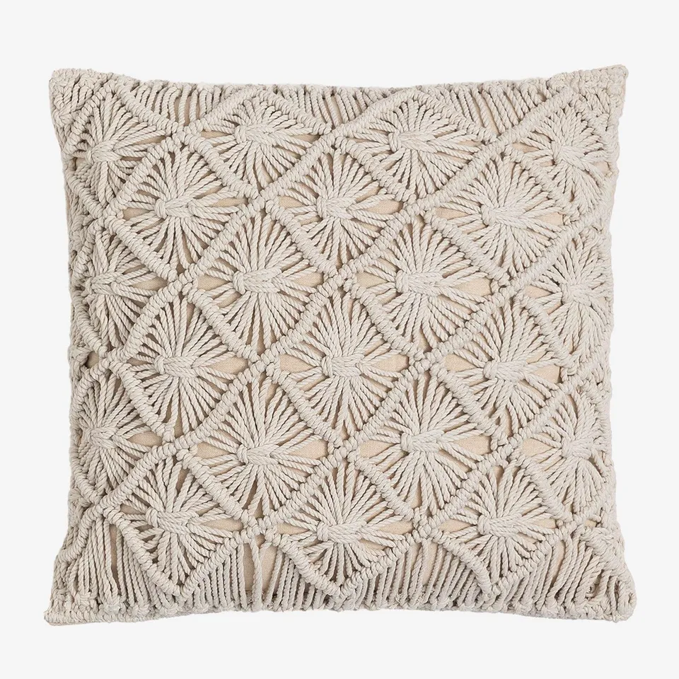 Sklum Senena cuscino quadrato macramè 45x45 cm boho