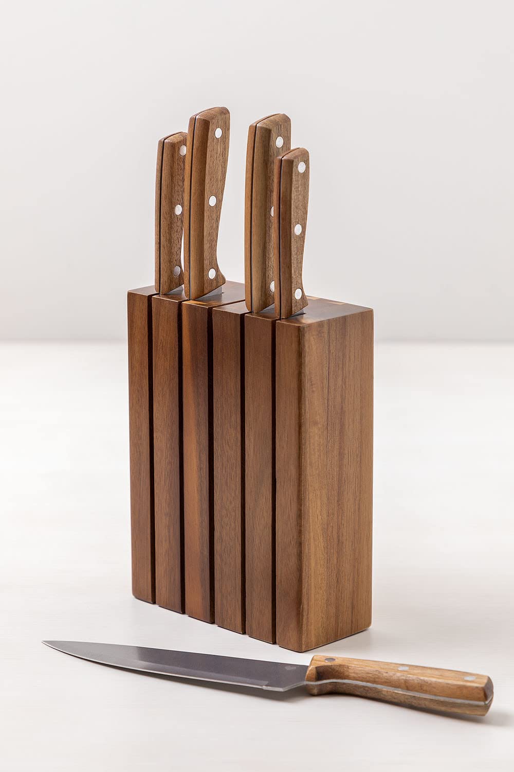 Sklum Espe set coltelli cucina con ceppo legno
