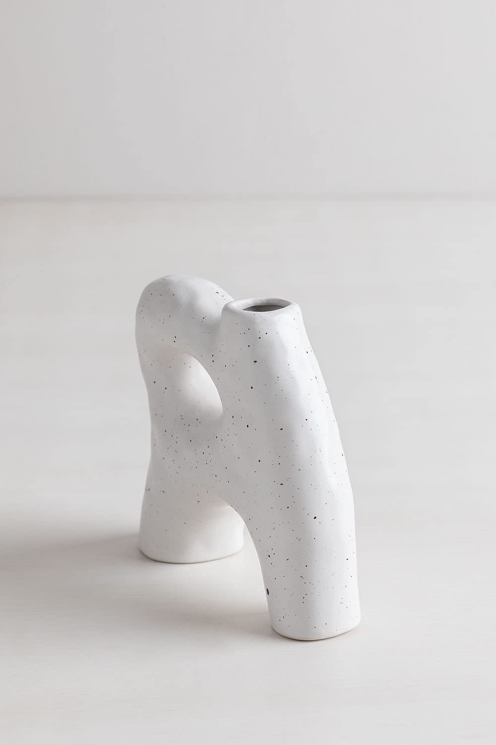 Sklum Laska vaso in ceramica bianco antico