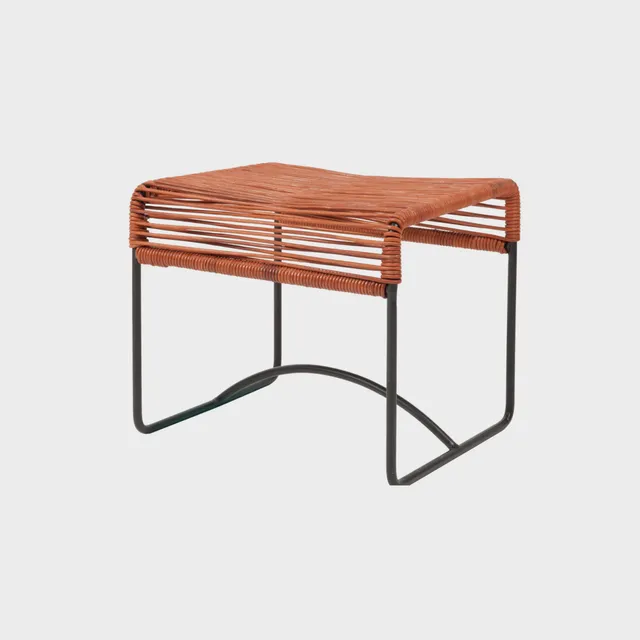 Acapulco Design Stool Cognac sgabello marrone esterno