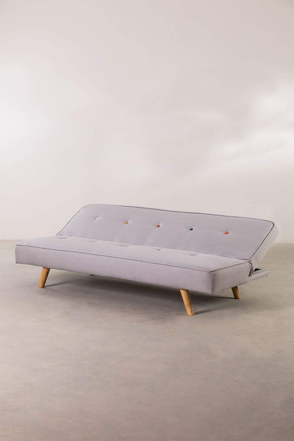 Sklum Orbun Colors divano letto 3 posti grigio ghiaccio lino