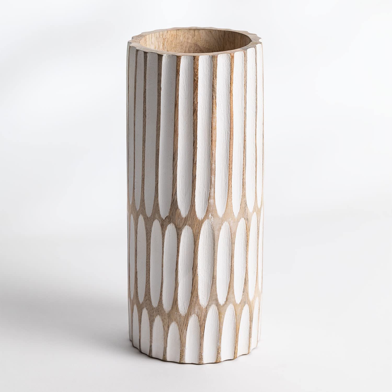 Sklum Dordon 30 cm vaso in legno di mango alto