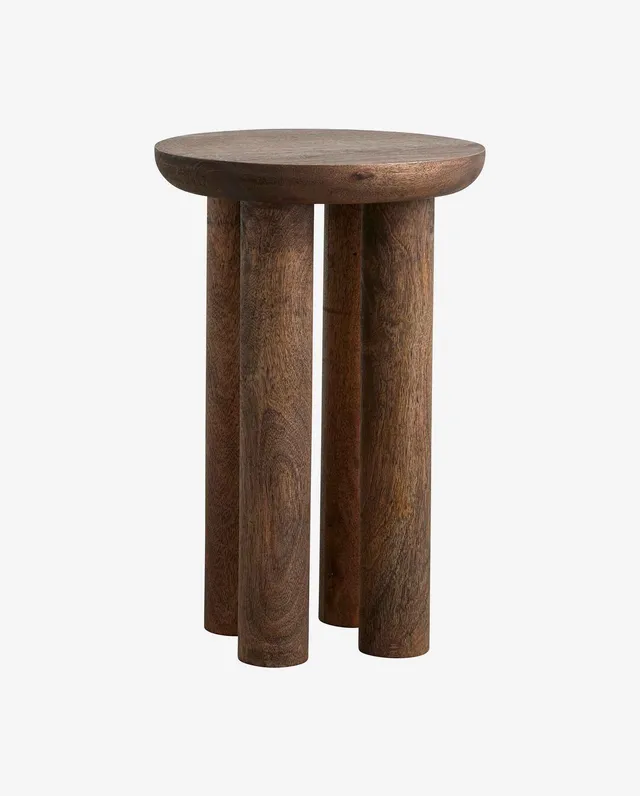 Bambua Helin tavolino marrone scuro legno mango